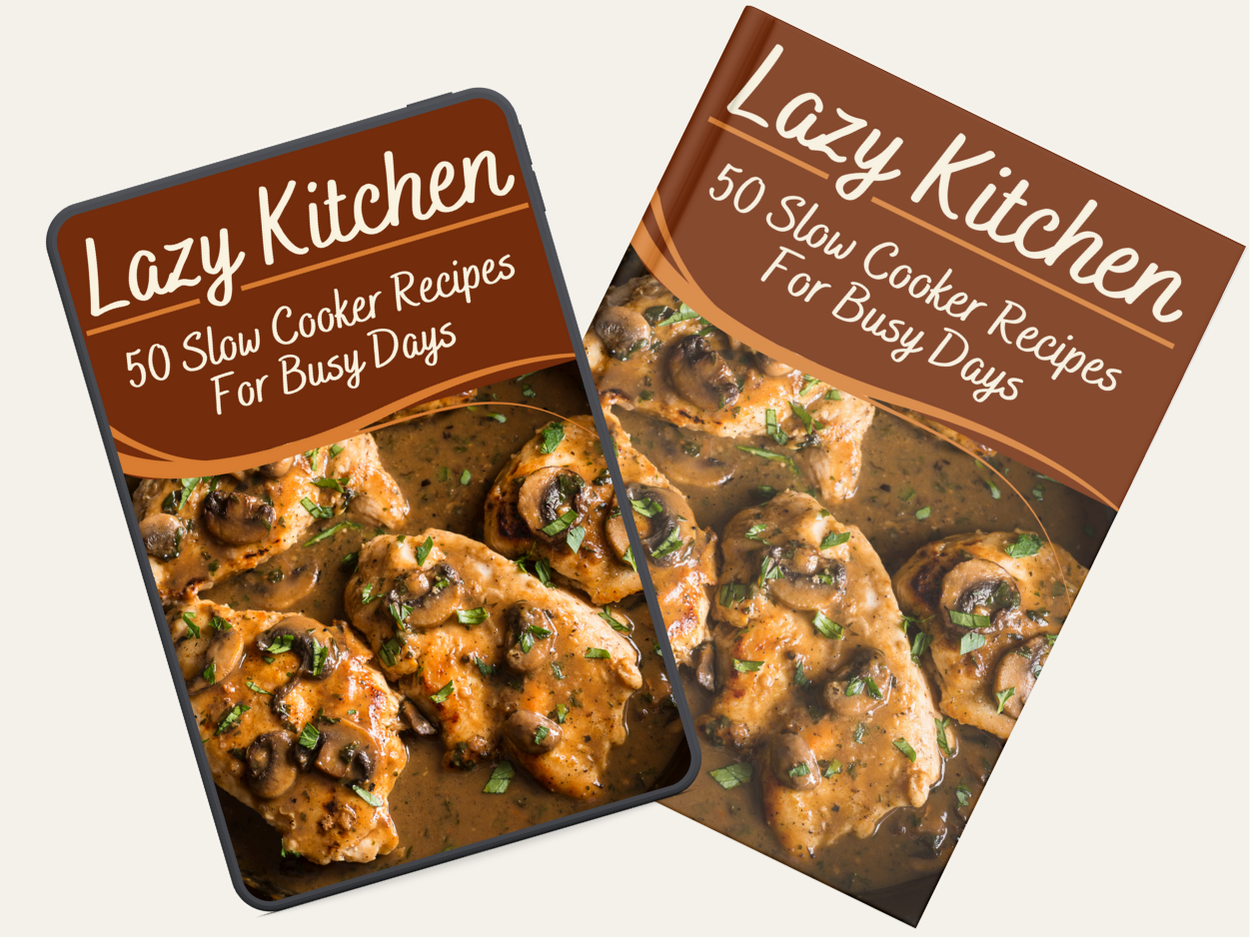 The Lazy Kitchen Slow Cooker Cookbook + Meal Plan Bundle